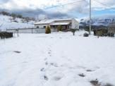 Cortijo, nieve en invierno